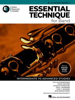 Essential Elements for Band - Bb Clarinet Book 3 with EEi (HL-00870338)
