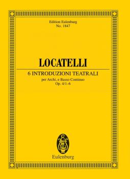 6 Introduzioni Teatrali Op. 4 Nos. 1-6 (Study Score) (HL-49016895)