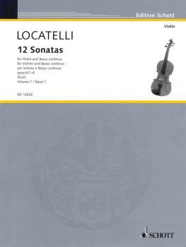 12 Sonatas, Op. 6: Violin and Basso Continuo Vol. 1, Nos. 1-6 (HL-49017029)