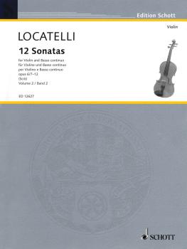 12 Sonatas, Op. 6: Violin and Basso Continuo Vol. 2, Nos. 7-12 (HL-49017061)