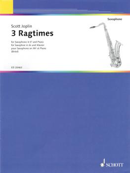 3 Ragtimes (for E flat Saxophone and Piano) (HL-49017555)