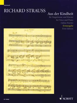 Aus der Kindheit - First Edition (Voice and Piano) (HL-49018035)
