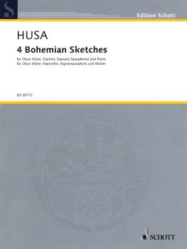 4 Bohemian Sketches: Oboe Flute, Clarinet, or Soprano Saxophone and Pi (HL-49018059)