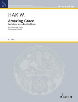 Amazing Grace: Variations on an English Hymn Soprano and Organ (HL-49018275)
