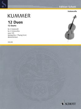 12 Duets, Op. 105: Two Violoncellos Performance Score (HL-49019118)