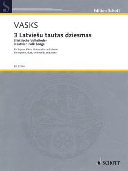 3 Latvian Folksongs: Soprano, Flute, Cello, and Piano (HL-49019913)