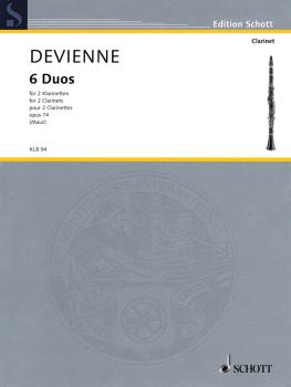 6 Duos, Op. 74 (for 2 Clarinets - Performance Score) (HL-49044526)