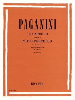 14 Capriccos, Op. 11, No. 6 (Moto Perpetuo) (Clarinet and Piano) (HL-50010030)