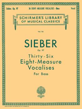 36 Eight-Measure Vocalises, Op. 97: Schirmer Library of Classics Volum (HL-50252840)