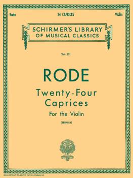 24 Caprices: Schirmer Library of Classics Volume 231 Violin and Piano (HL-50253630)