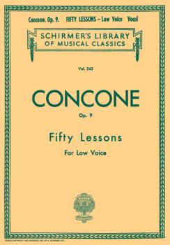 50 Lessons, Op. 9: Schirmer Library of Classics Volume 243 Low Voice (HL-50253730)