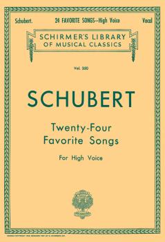 24 Favorite Songs: Schirmer Library of Classics Volume 350 High Voice (HL-50254470)