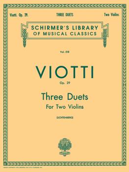 3 Duets, Op. 29: Schirmer Library of Classics Volume 518 Score and Par (HL-50255410)