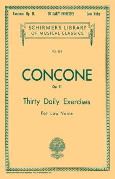 30 Daily Exercises, Op. 11: Schirmer Library of Classics Volume 555 Lo (HL-50255550)