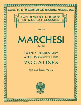 20 Elementary and Progressive Vocalises, Op. 15: Schirmer Library of C (HL-50255600)