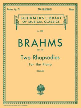 2 Rhapsodies, Op. 79 (Schirmer Library of Classics Volume 1080 Piano S (HL-50257670)