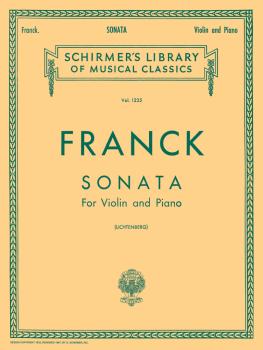 Sonata in A: Schirmer Library of Classics Volume 1235 Violin and Piano (HL-50258200)