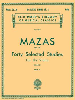 40 Selected Studies, Op. 36 - Book 2: Schirmer Library of Classics Vol (HL-50258310)