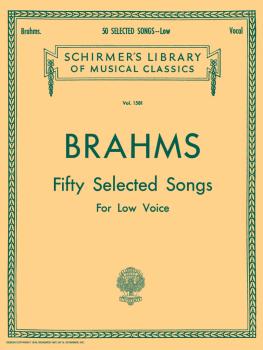 50 Selected Songs: Schirmer Library of Classics Volume 1581 Low Voice (HL-50260260)