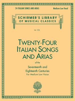24 Italian Songs & Arias of the 17th & 18th Centuries: Schirmer Librar (HL-50261150)