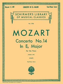 Concerto No. 14 in Eb, K.449: Schirmer Library of Classics Volume 1756 (HL-50261440)