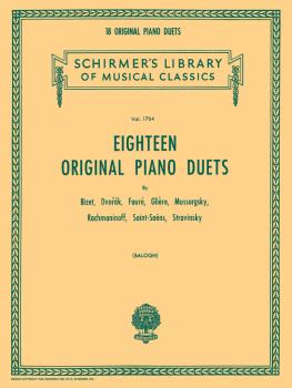18 Original Piano Duets: Schirmer Library of Classics Volume 1764 Pian (HL-50261520)