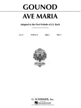 Ave Maria: Medium High Voice in F (HL-50272110)