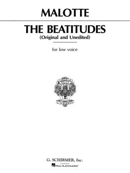 Beatitudes (Low Voice) (HL-50280840)
