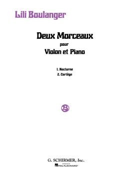 2 Morceaux: Nocturne and Cortge (Violin and Piano) (HL-50335330)