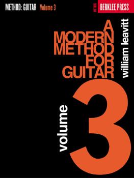A Modern Method for Guitar - Volume 3 (HL-50449420)