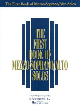 The First Book of Mezzo-Soprano/Alto Solos (HL-50481174)
