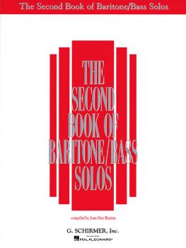 The Second Book of Baritone/Bass Solos (HL-50482071)