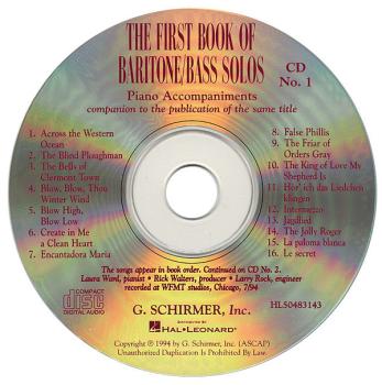 The First Book of Baritone/Bass Solos: Accompaniment CDs Set of 2 (HL-50483143)
