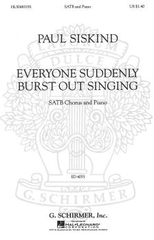 Everyone Suddenly Burst Out Singing: SSAATTBB Chorus and Piano (HL-50483191)