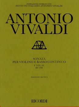 Sonata in G Major for Violin and Basso Continuo RV798: Critical Editio (HL-50483730)