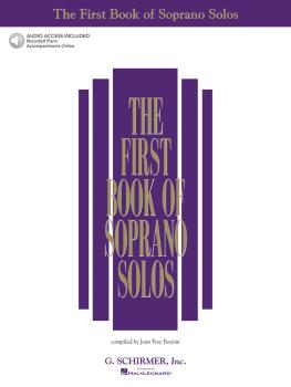 The First Book of Soprano Solos (Book/Online Audio) (HL-50483781)