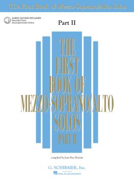 The First Book of Mezzo-Soprano/Alto Solos - Part II (Book/Online Audi (HL-50483786)