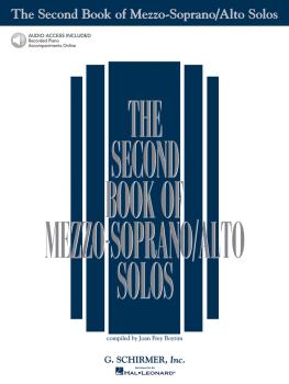The Second Book of Mezzo-Soprano/Alto Solos (HL-50483790)
