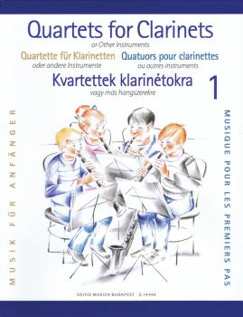 Clarinet Quartets for Beginners - Volume 1 (for 4 Clarinets or 3 Clari (HL-50486002)