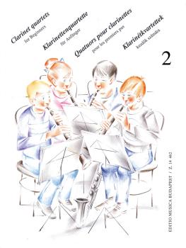 Clarinet Quartets for Beginners - Volume 2: 4 B-flat Clarinets or 3 B- (HL-50486003)