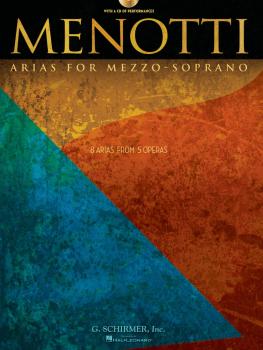 Menotti Arias for Mezzo-Soprano: 8 Arias from 5 Operas (HL-50486502)