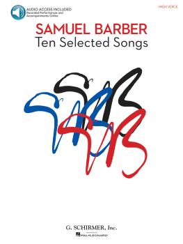 Samuel Barber - 10 Selected Songs: High Voice, Book/Audio (HL-50486751)