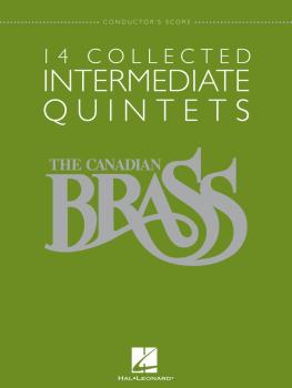 14 Collected Intermediate Quintets: Brass Quintet Conductor's Score (HL-50486959)