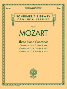 Mozart - 3 Piano Concertos (Schirmer Library of Classics Volume 4481 T (HL-50490352)