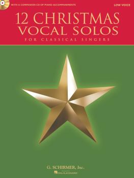 12 Christmas Vocal Solos (for Classical Singers - Low Voice, Book/CD - (HL-50490611)