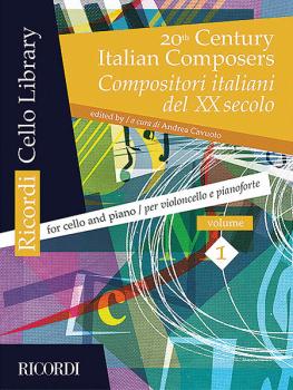 20th Century Italian Composers, Vol. 1 (Cello and Piano) (HL-50499298)