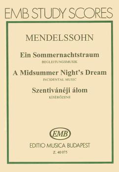 A Midsummer Night's Dream: Incidental Music Score (HL-50510019)