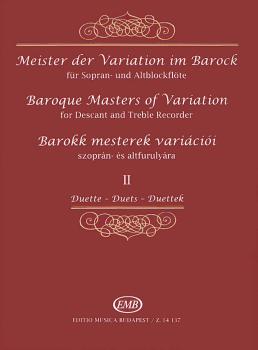Baroque Masters of Variation for Descant and Treble Recorder - Volume  (HL-50510576)