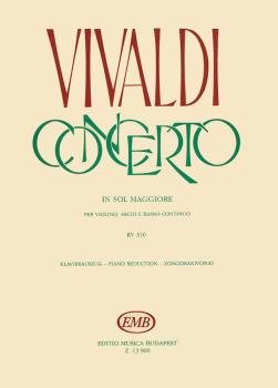 Concerto in G for Violin, Strings, and Cembalo, RV 310 (HL-50510688)