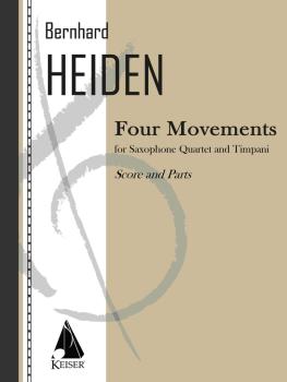 Four Movements: Woodwind Quartet and Timpani (HL-00040200)